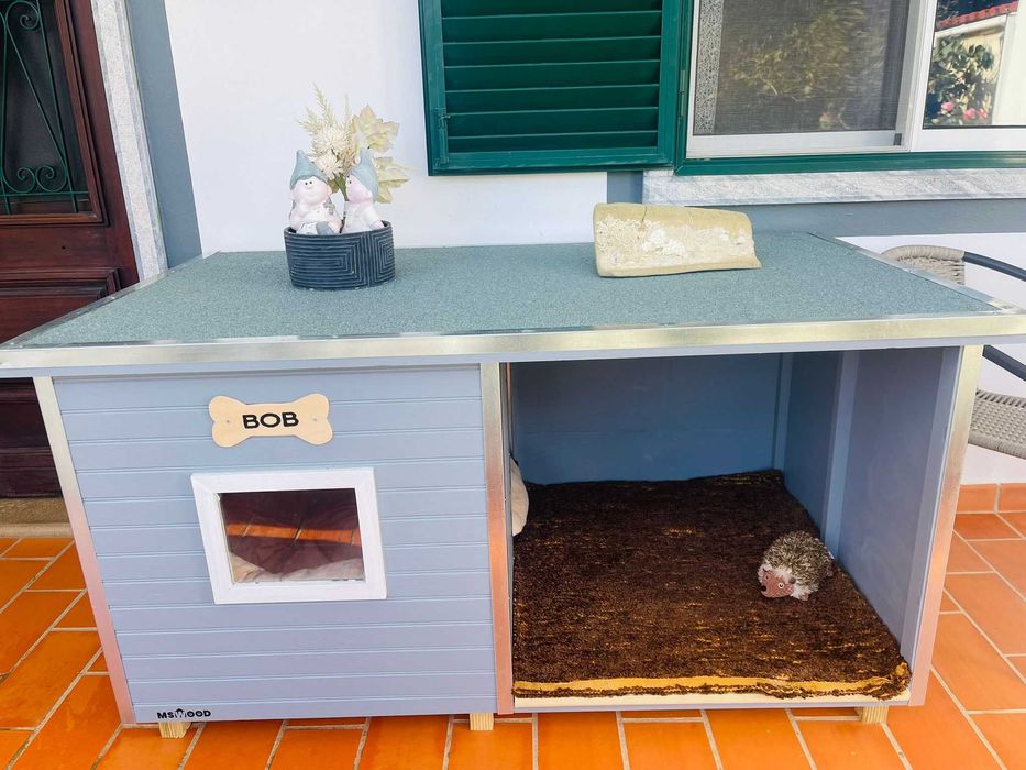 Casotas MSWood - Modelo Bob para cães grandes/médios/pequenos