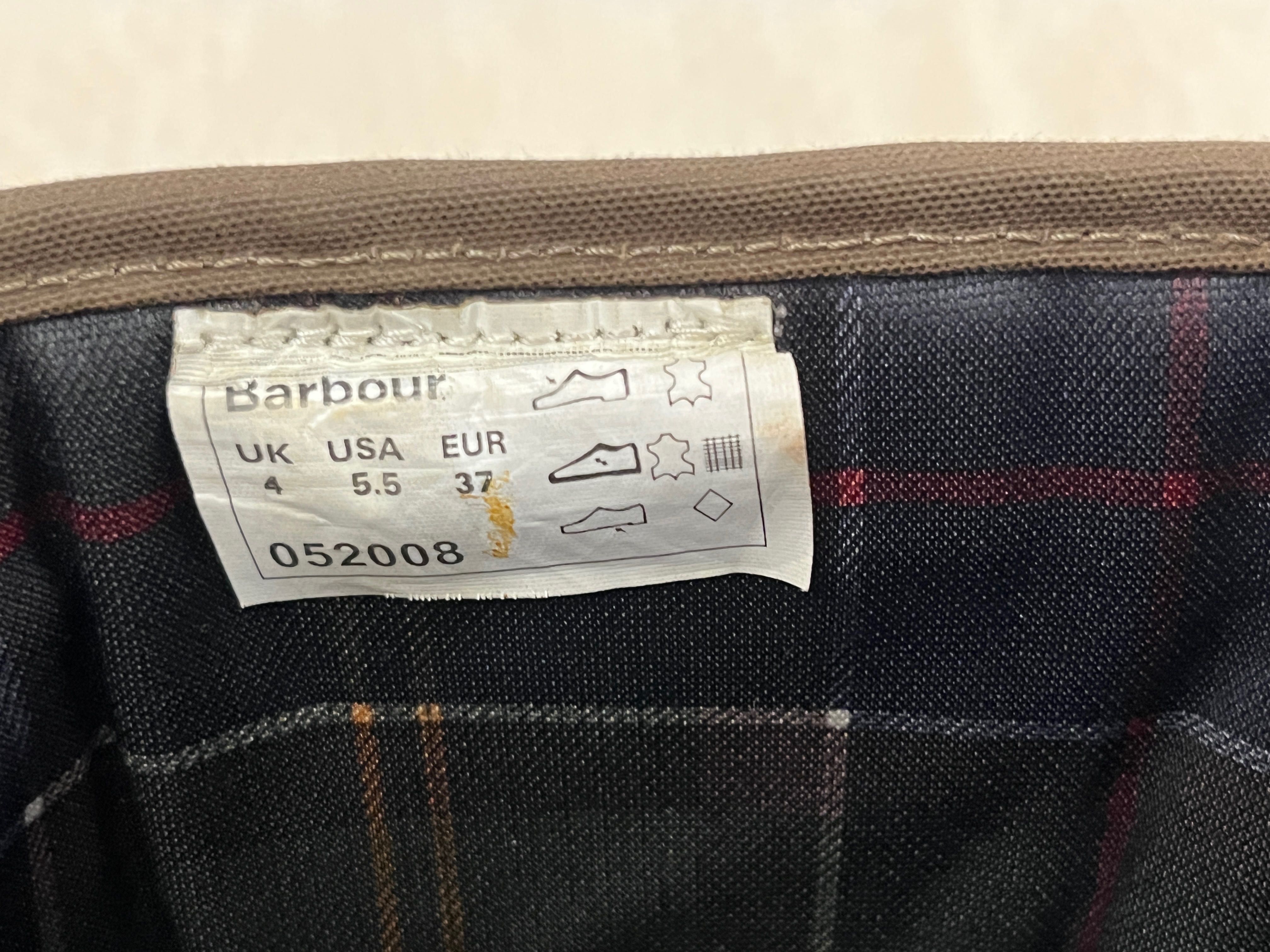 Barbour skórzane kozaki damskie