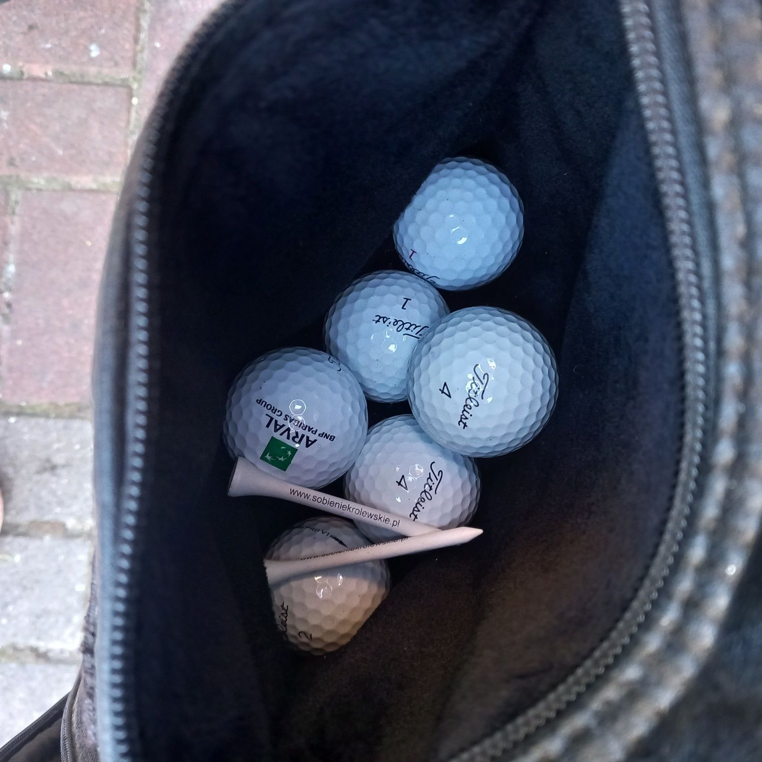 Torba golfowa skórzana Titleist