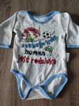 Body z napisem dla chłopca