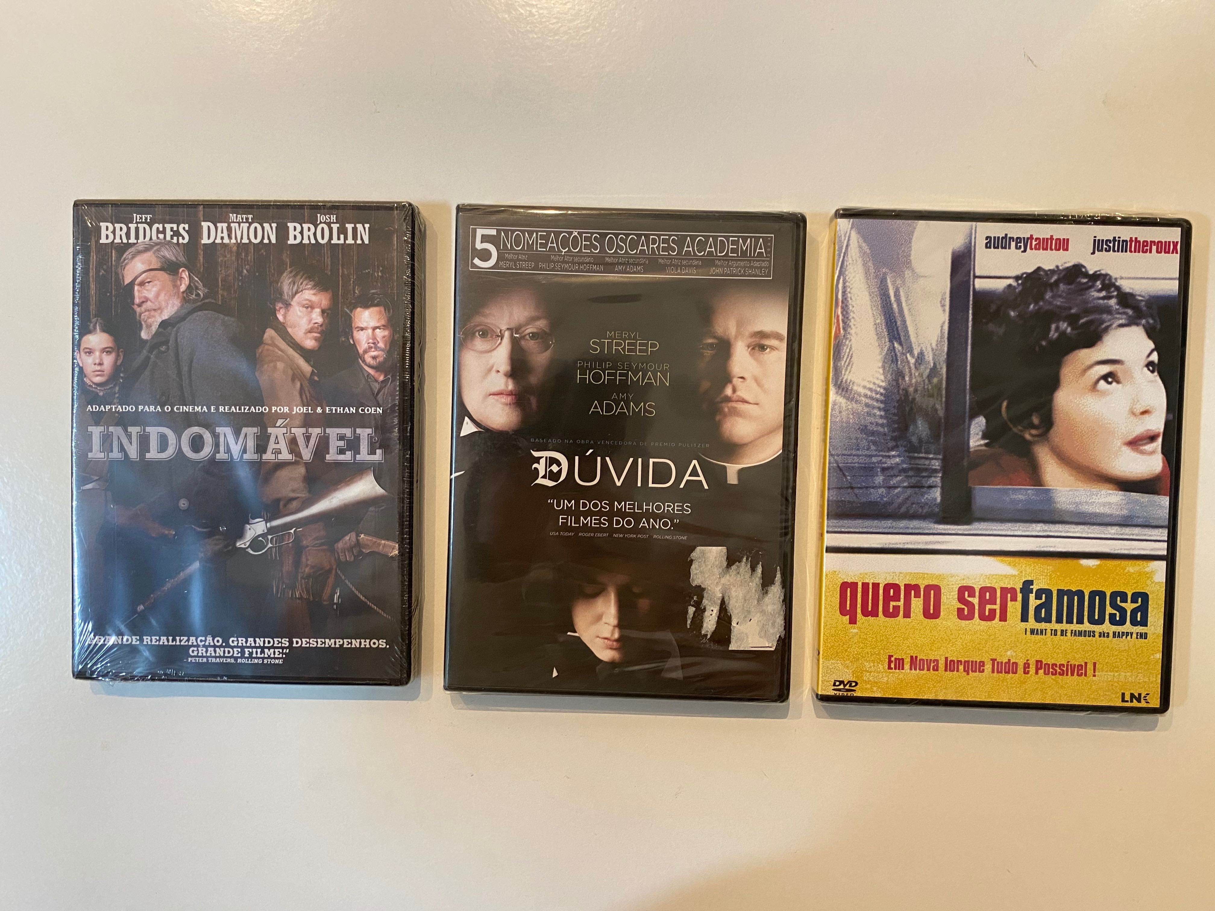 DVDs novos e selados