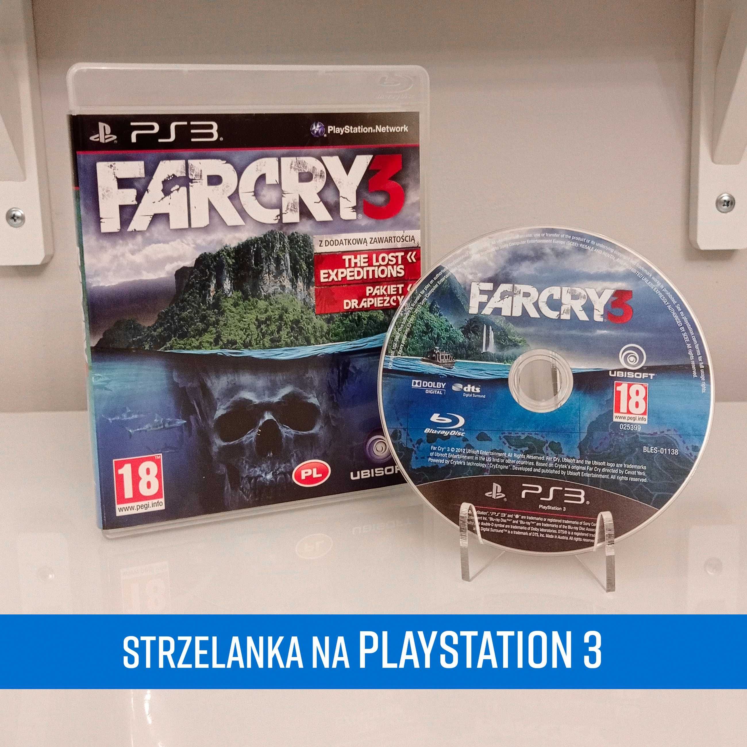 Far Cry 3 / gra na PlayStation 3 / strzelanka / stan bardzo dobry