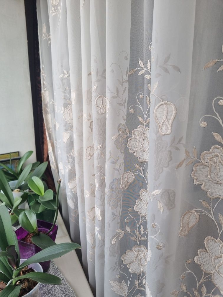 Тюль 4,60*2,30 м штора гардіна на карніз 2 - 3 метра