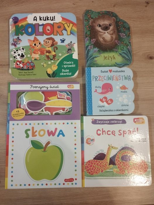 Zestaw książeczek dla dzieci – 5 sztuk