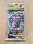 Pokémon Booster Pack | Evolving Skies | Rayquaza Art | GRADE 10