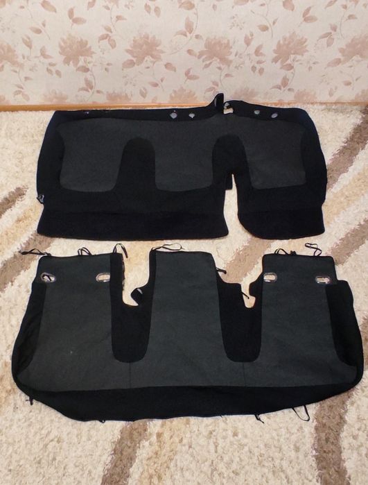 Комплект чехлів на сидіня Опель Віваро, Рено Трафік оригінальний пасаж