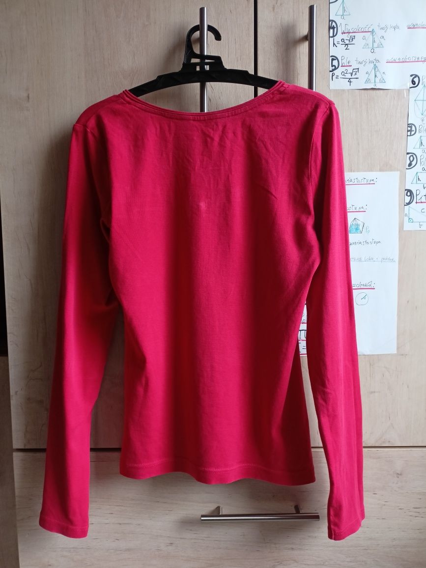 sweter / koszulka z dekoltem V / edc / roz. S