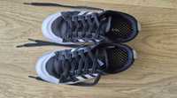 Czarne buty Adidas 38 trampki tenisówki półbuty płócienne