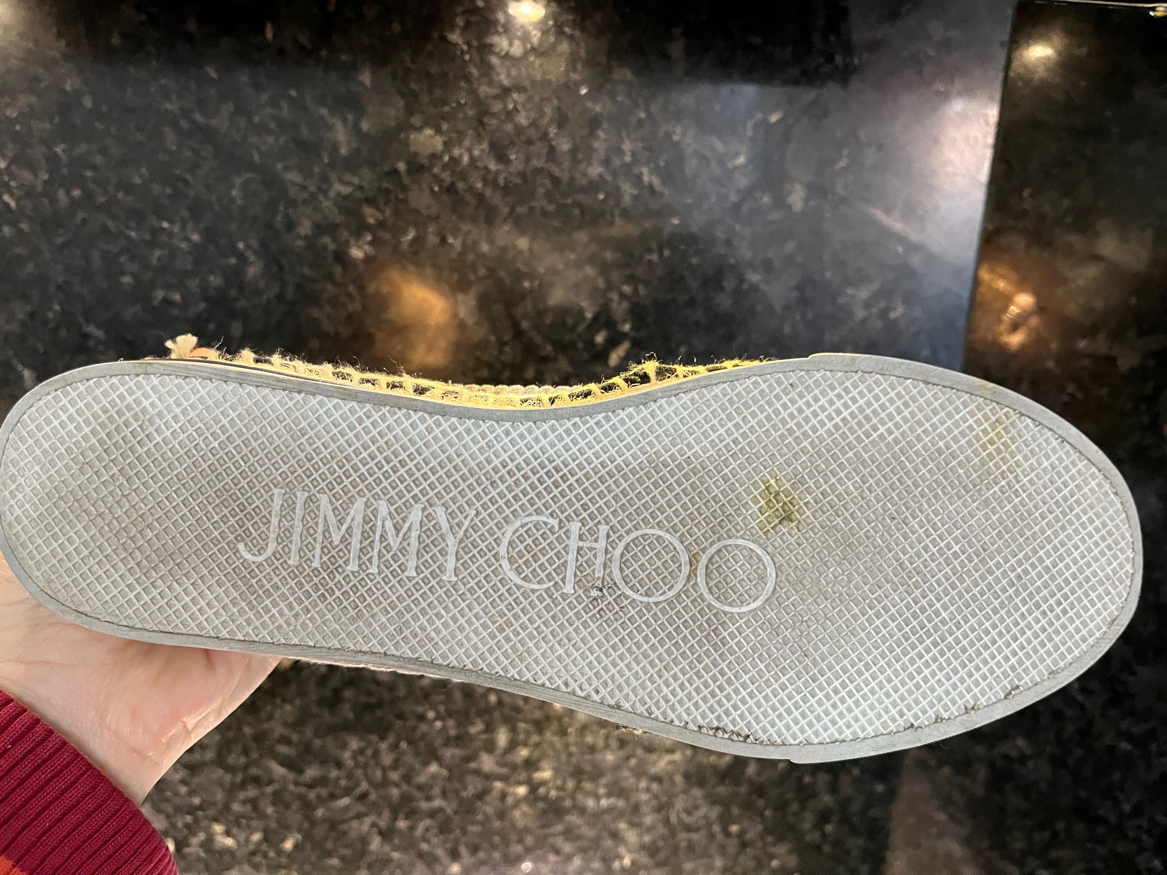 Jimmy choo sapatilhas/alpercatas pretas