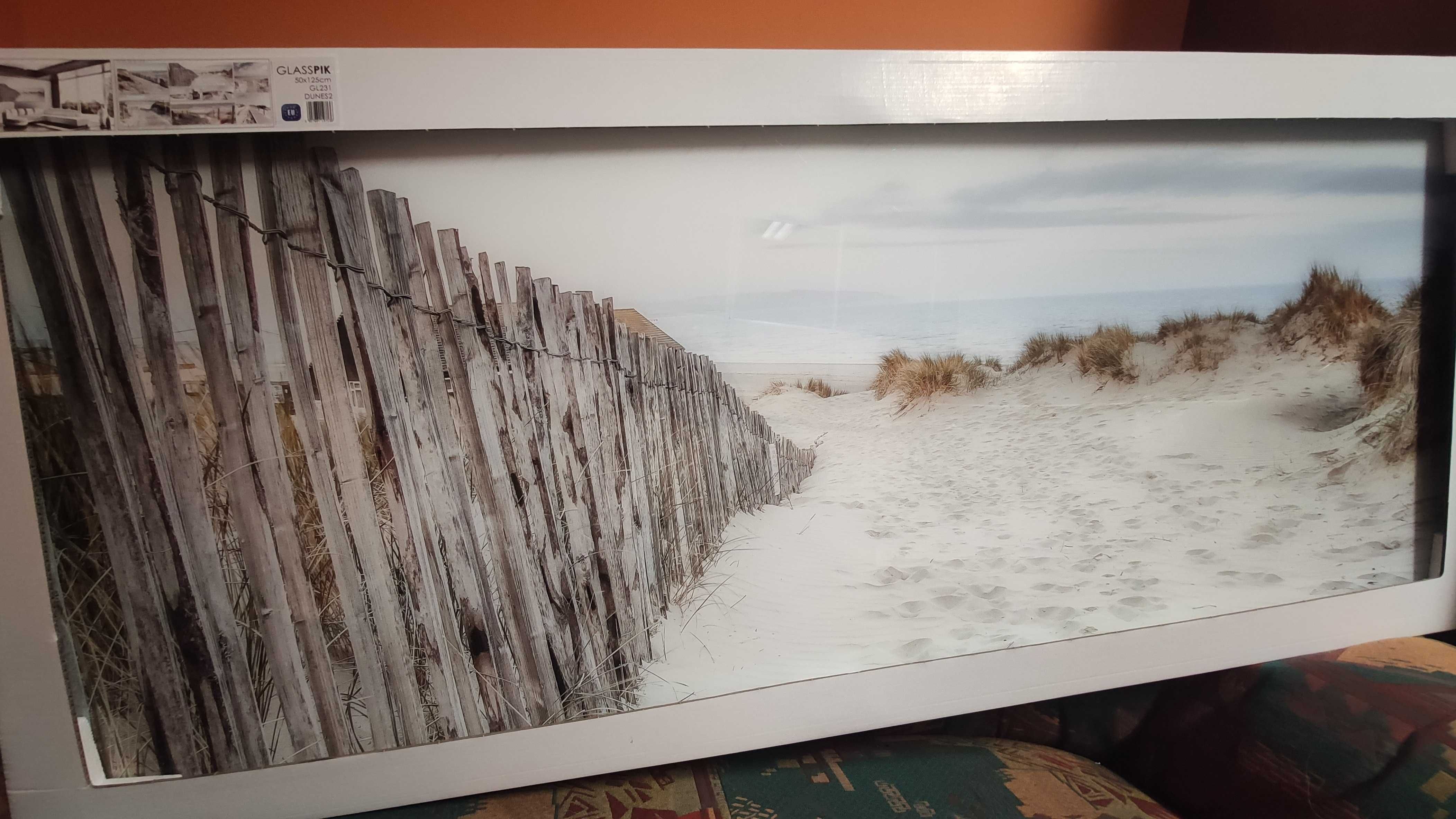 Glasspik obraz na szkle -wejście na plażę