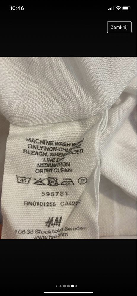 H&M XS 34 letnia sukienka 100% modal na lato ramiączka kolorowa