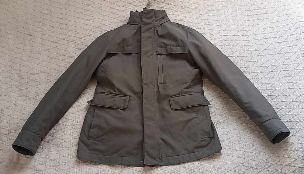 UNIQLO XS-S hybrydowa puchowa parka płaszcz 4 w 1