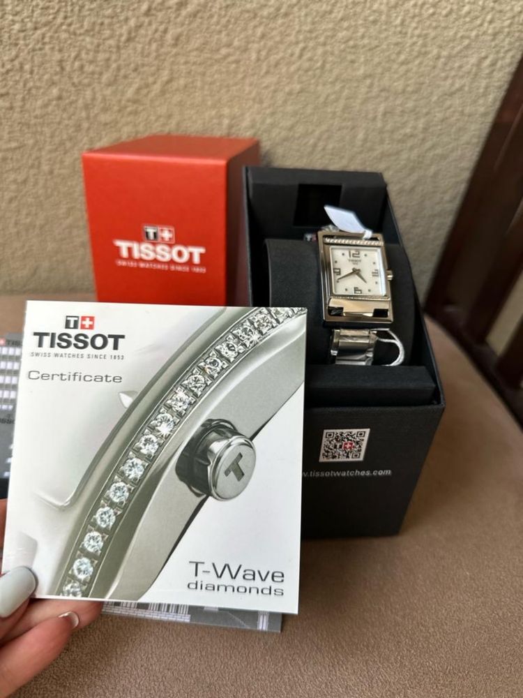 Годинник Tissot з діамантами,оригінал,новий з документами