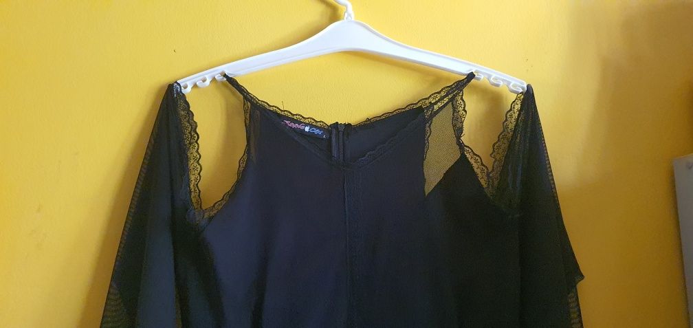 Sukienka Hiszpanka czarna plus size