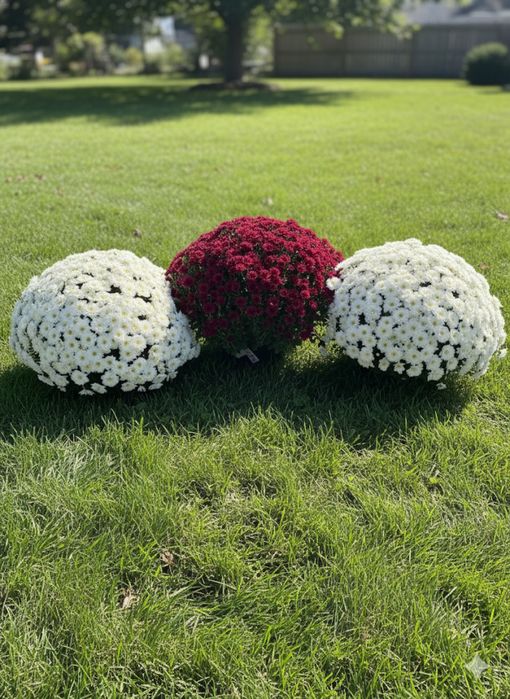 Chryzantemy na Wszystkich Świętych