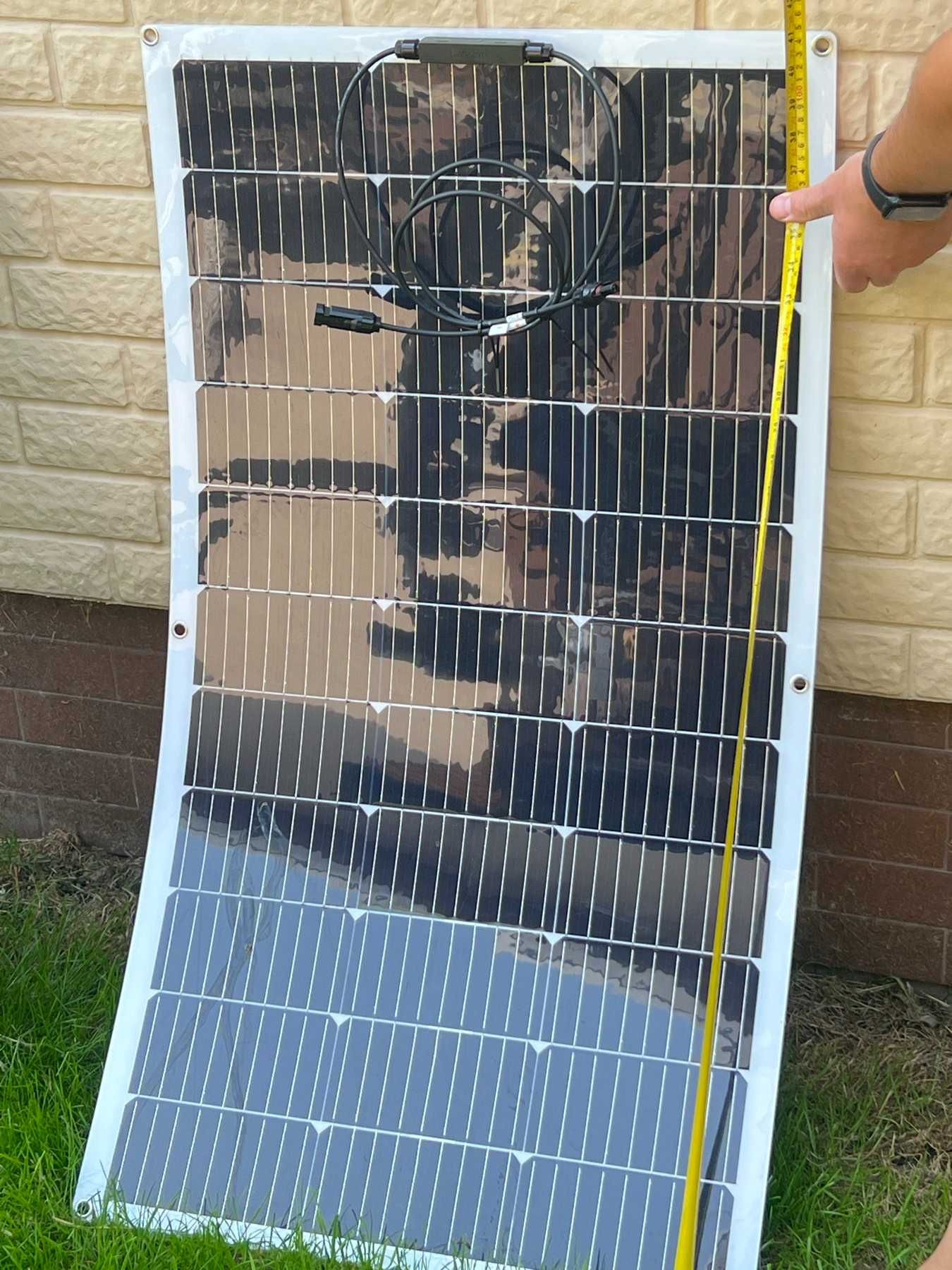 Гнучка сонячна панель.Справжні 120W.Розмір 1100мм*600мм.