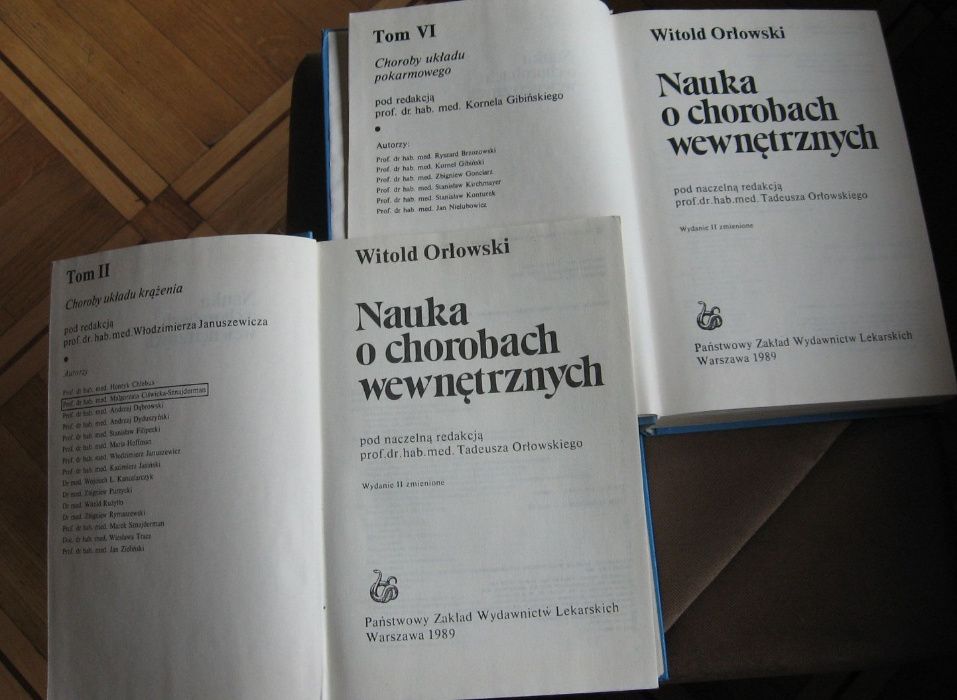 Nauka o chorobach wewnętrznych W. Orłowski, tom II (Choroby układu kr