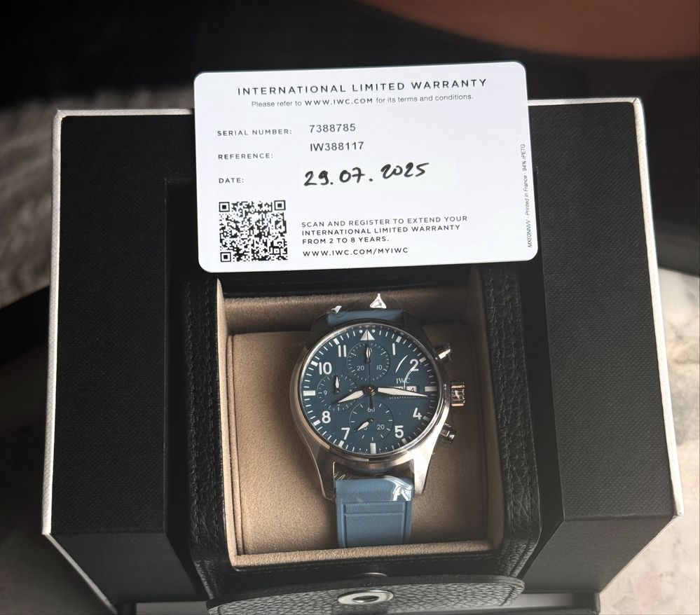 Zegarek IWC pilot chronograph miramar  41mm, rolex omega