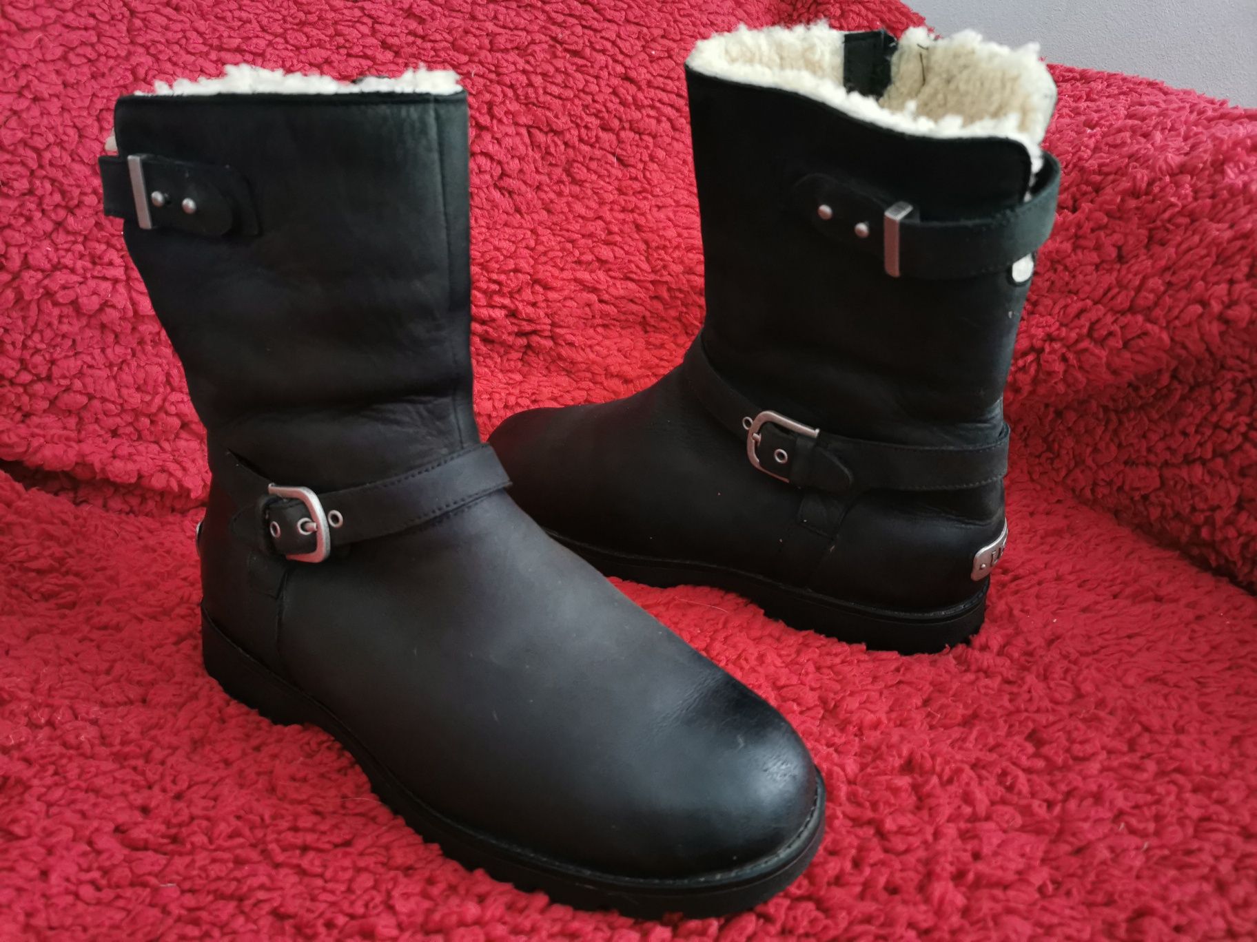 Ugg Australia Grandle Bikery workery kowbojki botki 39