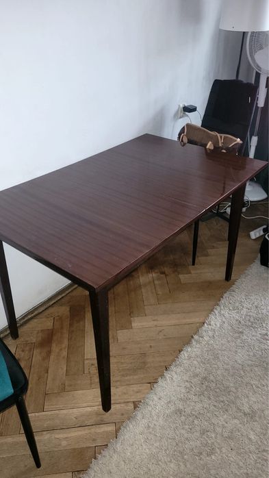 Meble PRL Wyszków komplet + stół mahoń połysk Warszawa Wola