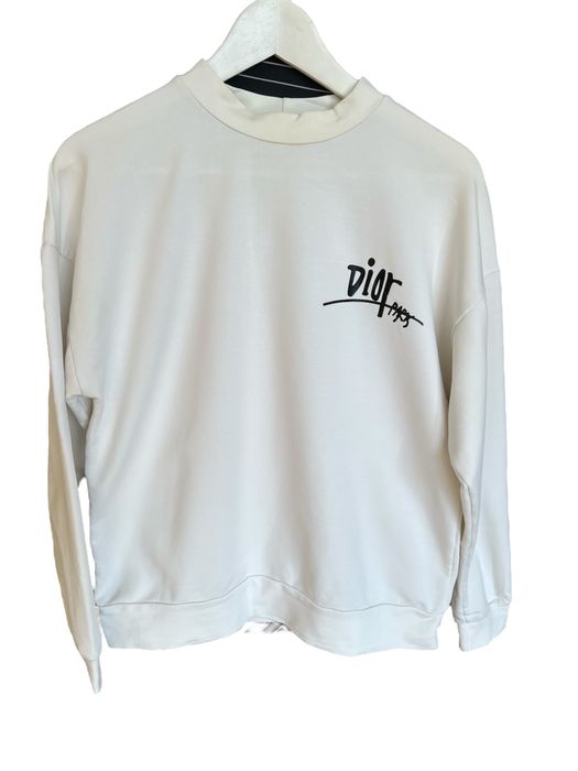 Komplet Christian DIOR biały dres 3-częściowy, oversize, rozmiar M