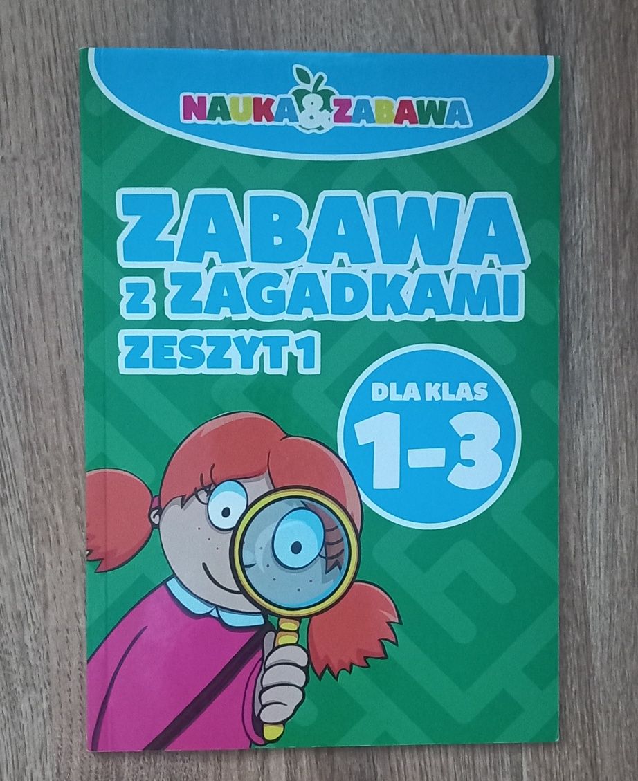 Książka Zabawa z zagadkami dla klas 1-3 zagadki