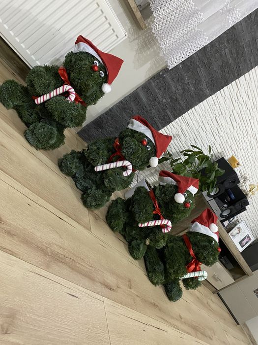 Ozdoby świąteczne z jodły – misie, choinki, stroiki