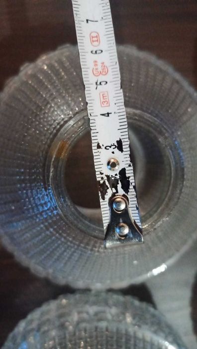 Plafons vidro para luminaria vintage