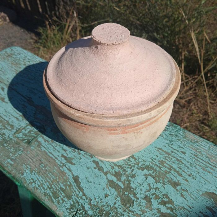 Глиняный горшик, баняк, старинный