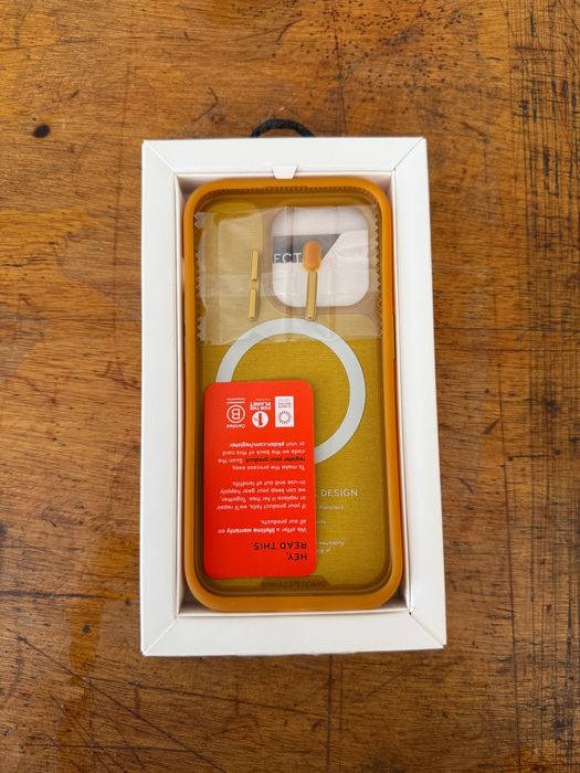Peak Design Everyday Loop capa iPhone 15 Pro, amarelo