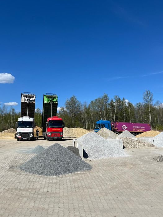 Transport kruszyw, wywrotki, kamień, piasek ,żwir, dostawa dolomit