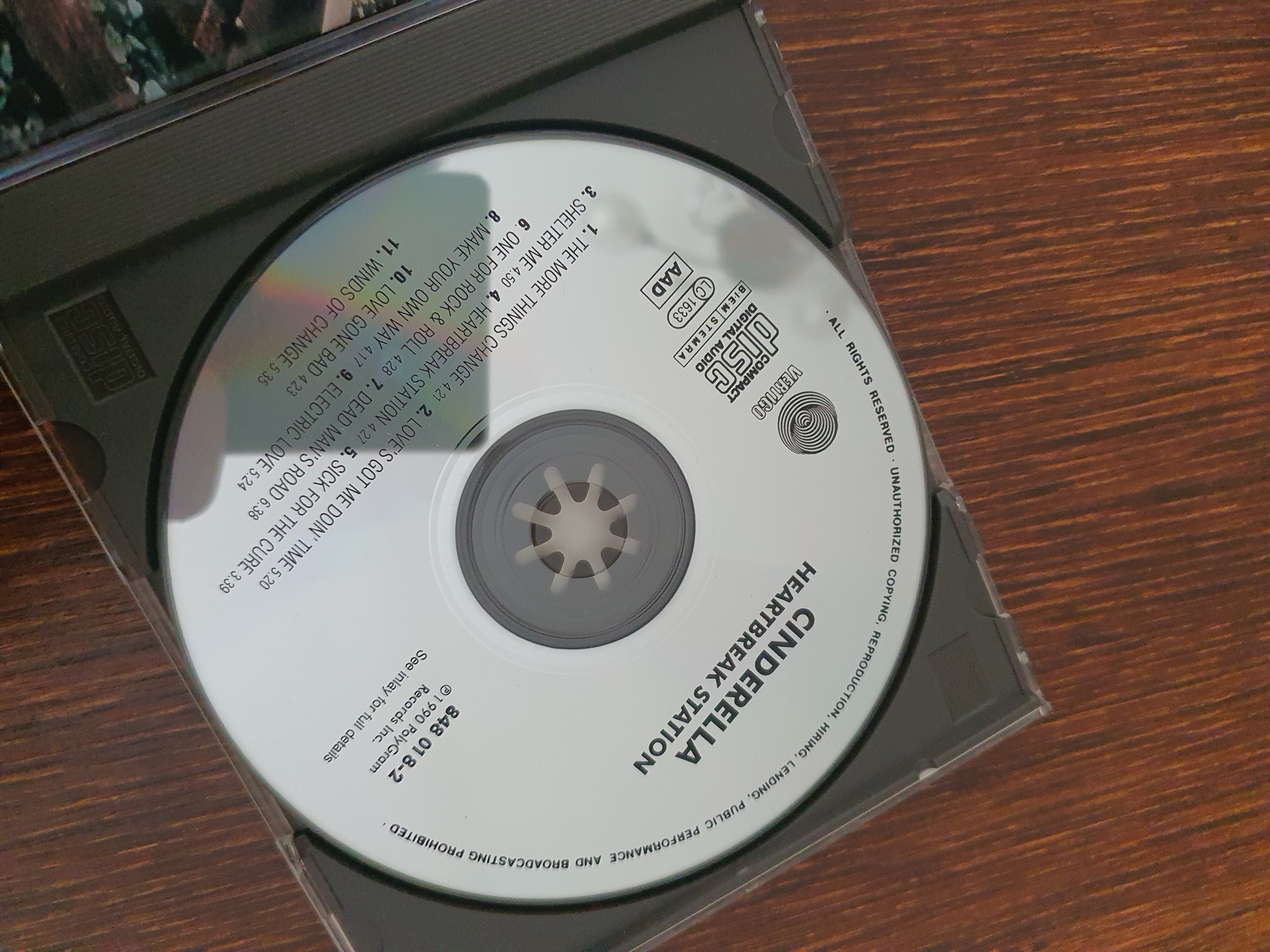 Heartbreak Station Cinderella CD