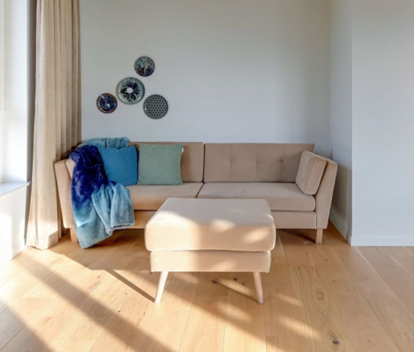 Sofa kanapa 240  puff scandic styl skandynawski