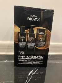 Lbiotica biovax phytokeratin zestaw do prostowania włosów.