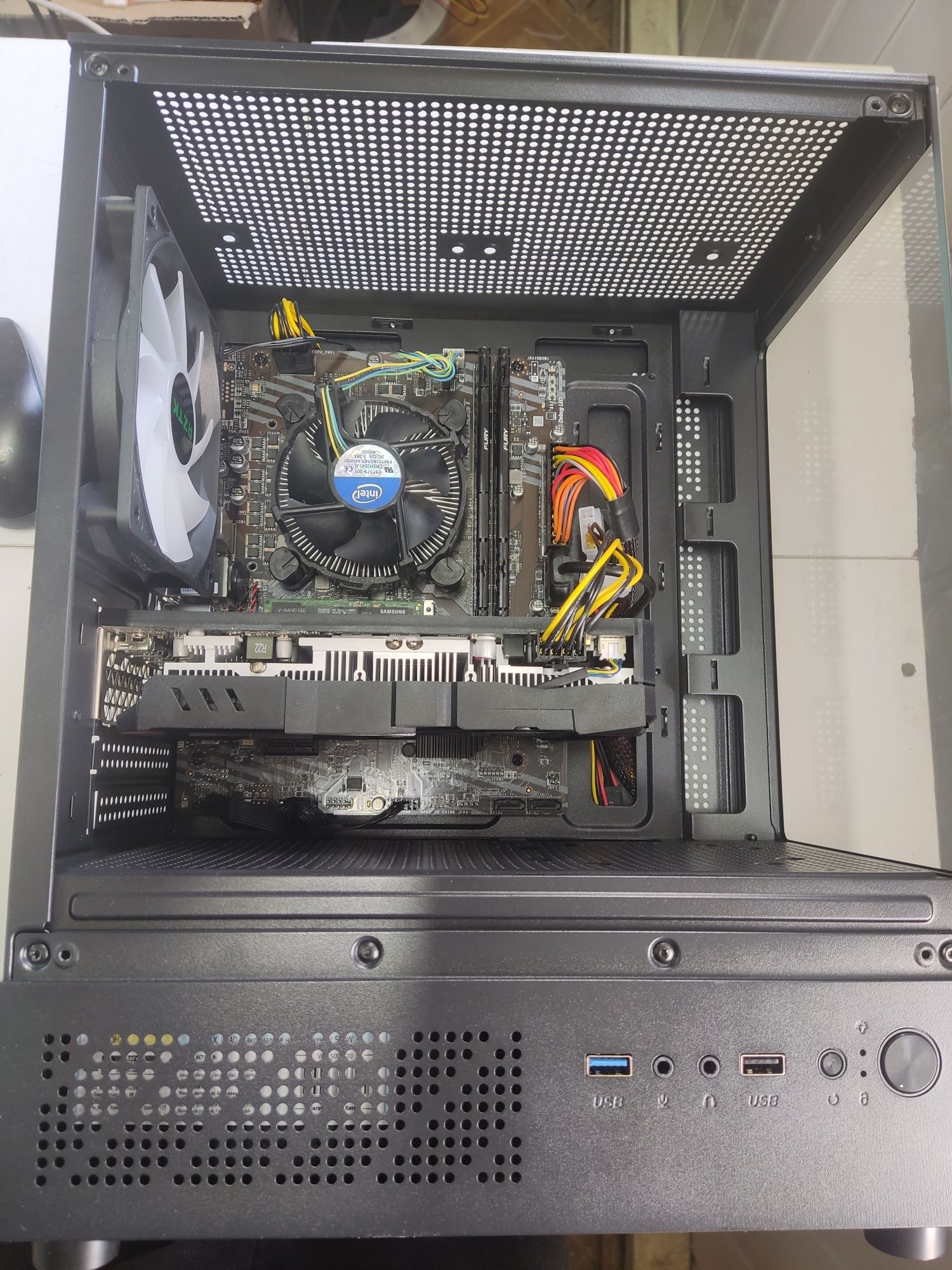 Игровой компьютер i3/DDR4 16GB/SSD NVMe 500GB/RX 580 8GB
