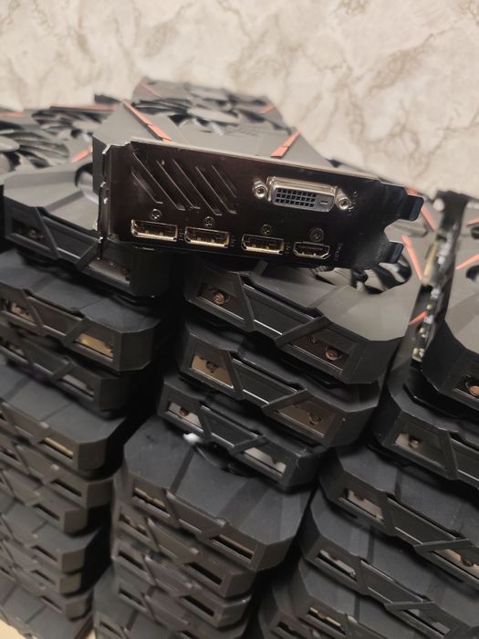 Відеокарти Gigabyte GeForce GTX1060 3Gb DDR5 1*HDMI,DVI,3*DP (1*8PIN)