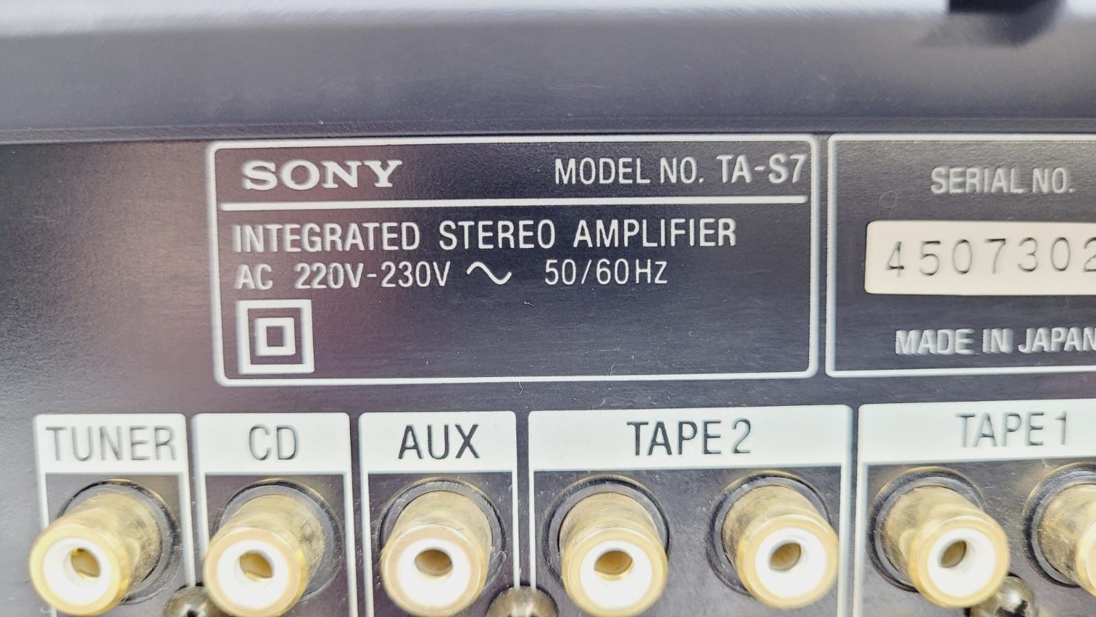 Wzmacniacz SONY TA S7 ES 2x80W 4ohm LIMITOWANY złoto Japan