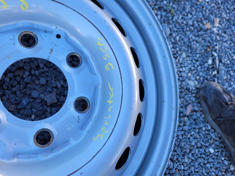 Felgi Stalowe Stalówki 3 szt Mercedes Sprinter 16 cali 6x130