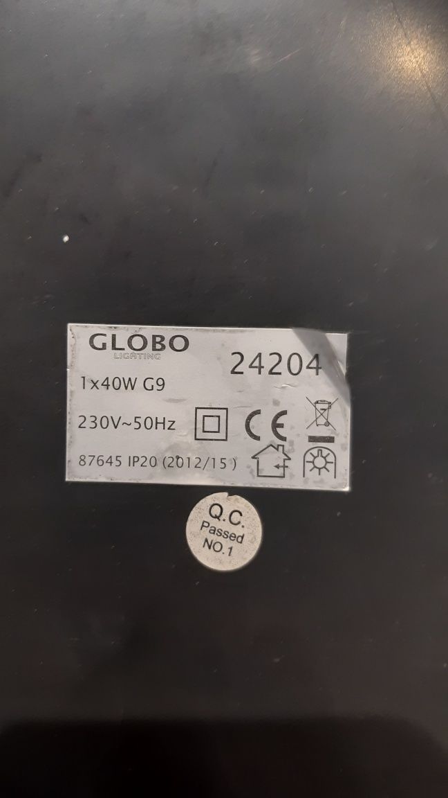 Lampka Lampa zielona Globo Brasilia 24204