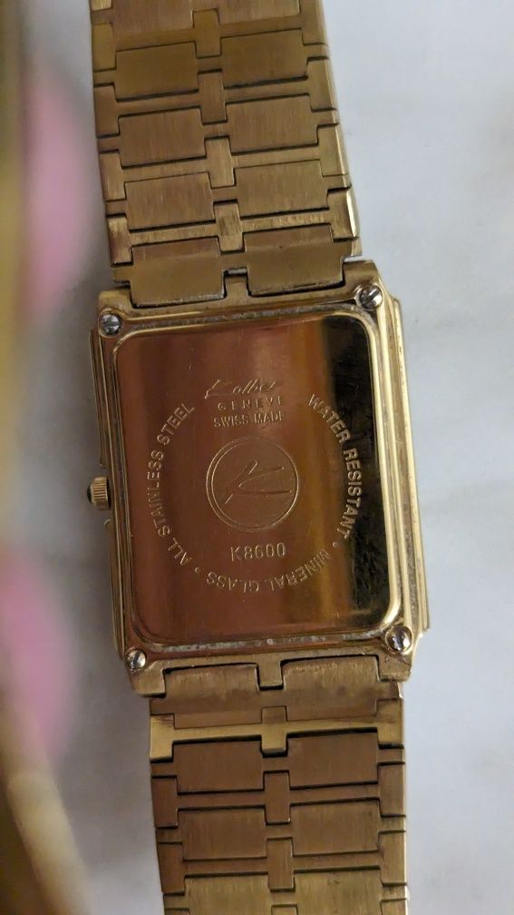 Часы Kolber Geneve швейцарские, годинник Swiss унисекс