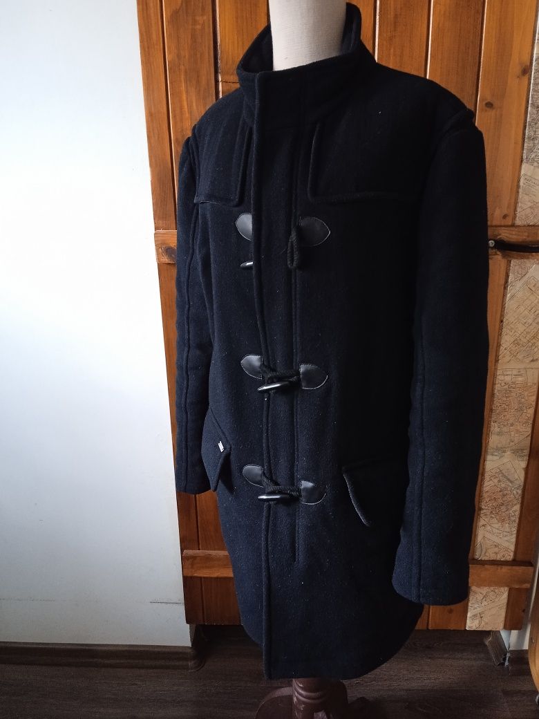 Męski płaszcz budresówka czarny 40 L McNeal Peek & Cloppenburg