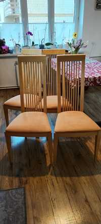 Krzesło krzesła kpl. 4szt lekkie i wygodne