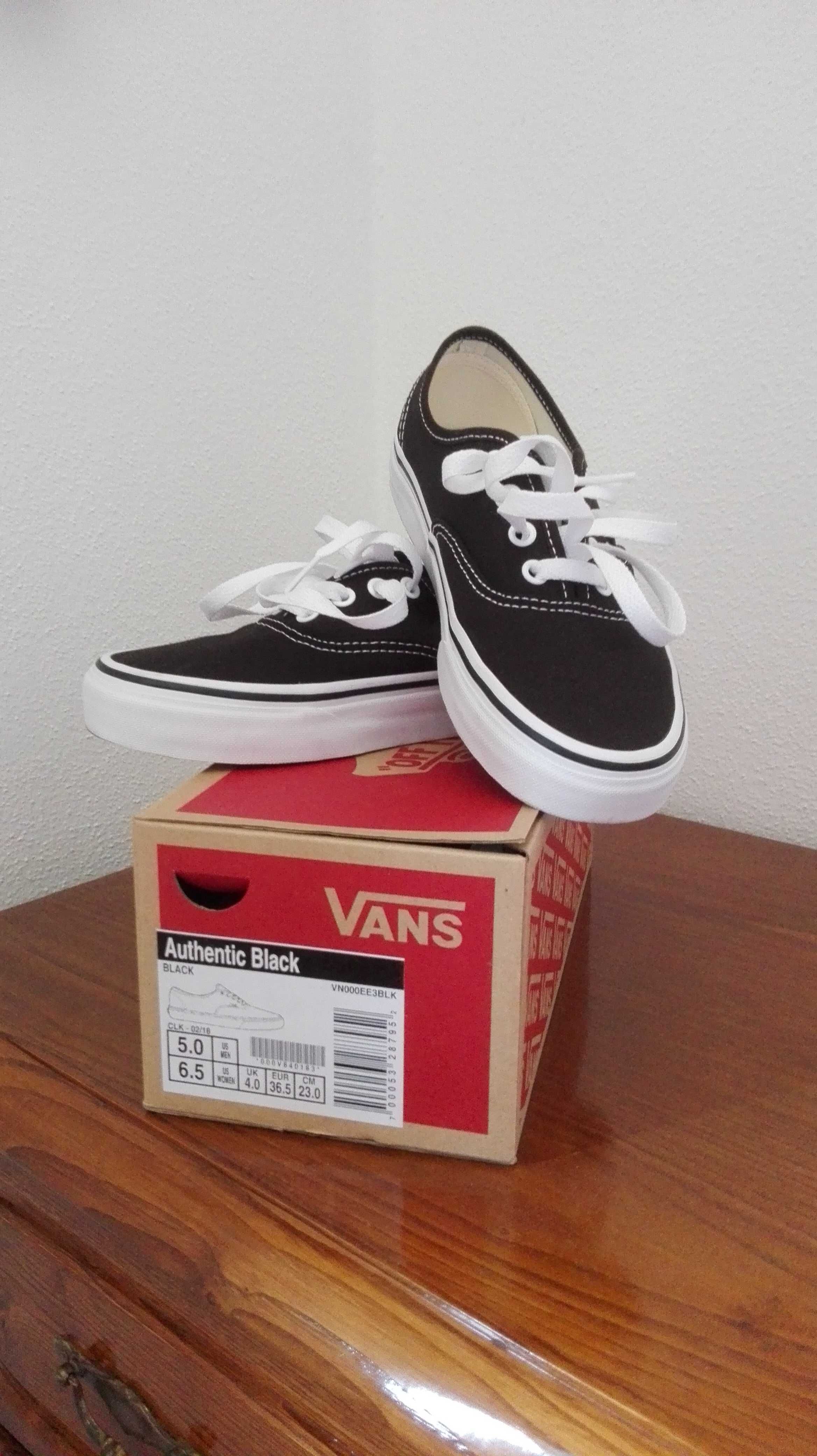 Vans clássicas NOVAS - nº 36,5