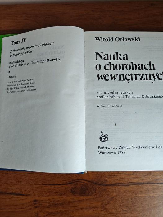 Tanio nowe 5 szt.Nauka o chorobach wewnętrznych