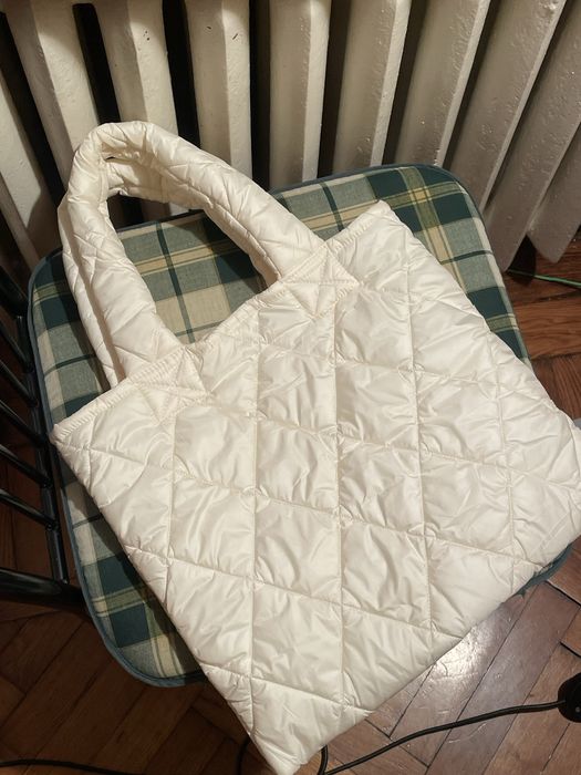 Сумочка шопер белая