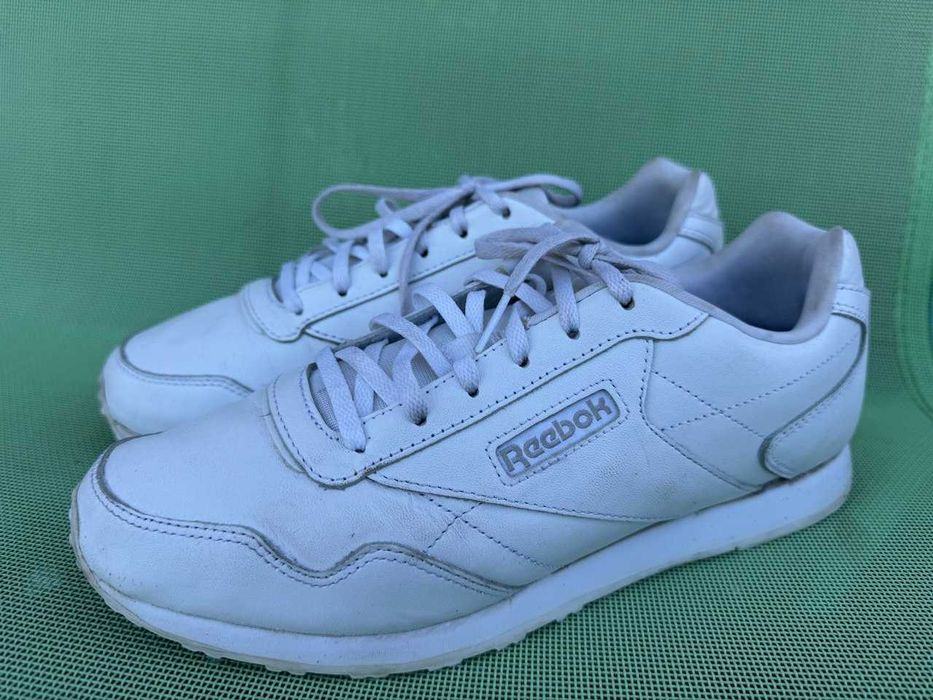 кроссовки шкіряні туфлі мокасіни туфли кожаные Reebok р. 41 26.8 см