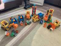 Zestawy budowlane Lego Duplo - koparki, wywrotki, dźwig