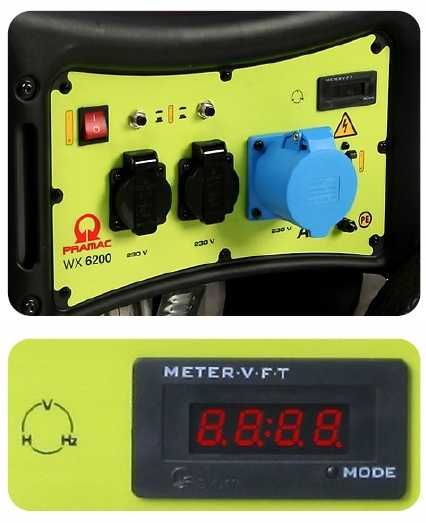 PRAMAC agregat prądotwórczy WX6200 AVR 5,8KW 230V+2 litry oleju+serwis