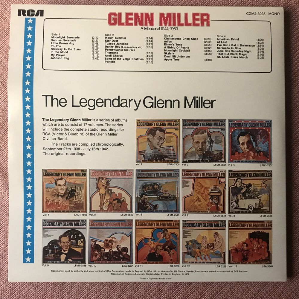 Glenn Miller / Jazz/Вінілові пластинки/LP