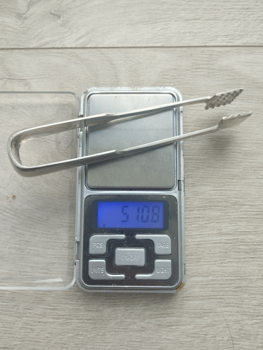 Антикварні Срібні цукрові щипці кінця XIX століття